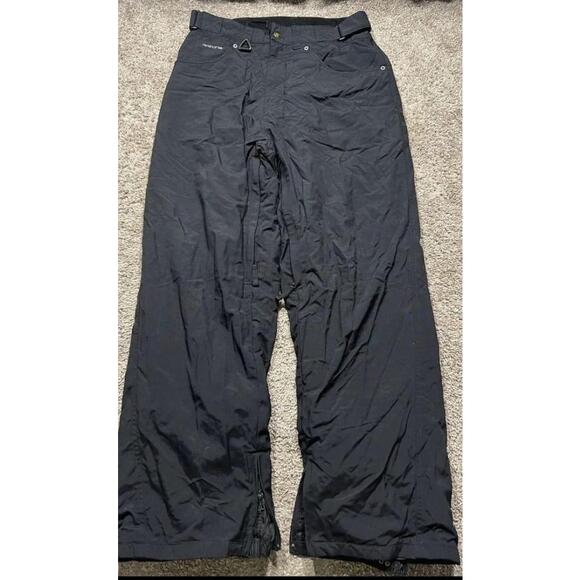 Ripzone Black Core Insulated Ski Snow Nylon Snowboard Pants XLarge Adjustable - Picture 2 of 10